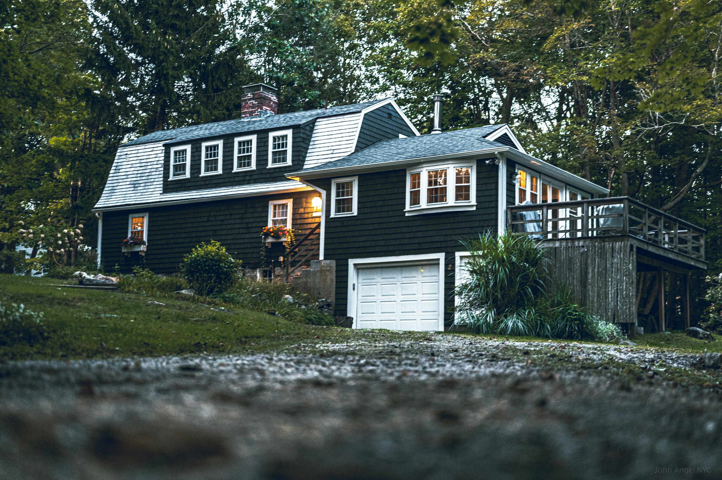 Shingled cottage in South Kingstown, Rhode Island