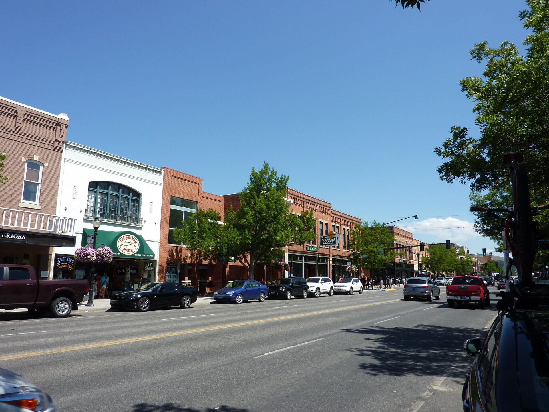 Historic Main Street in downtown Bozeman, Montana