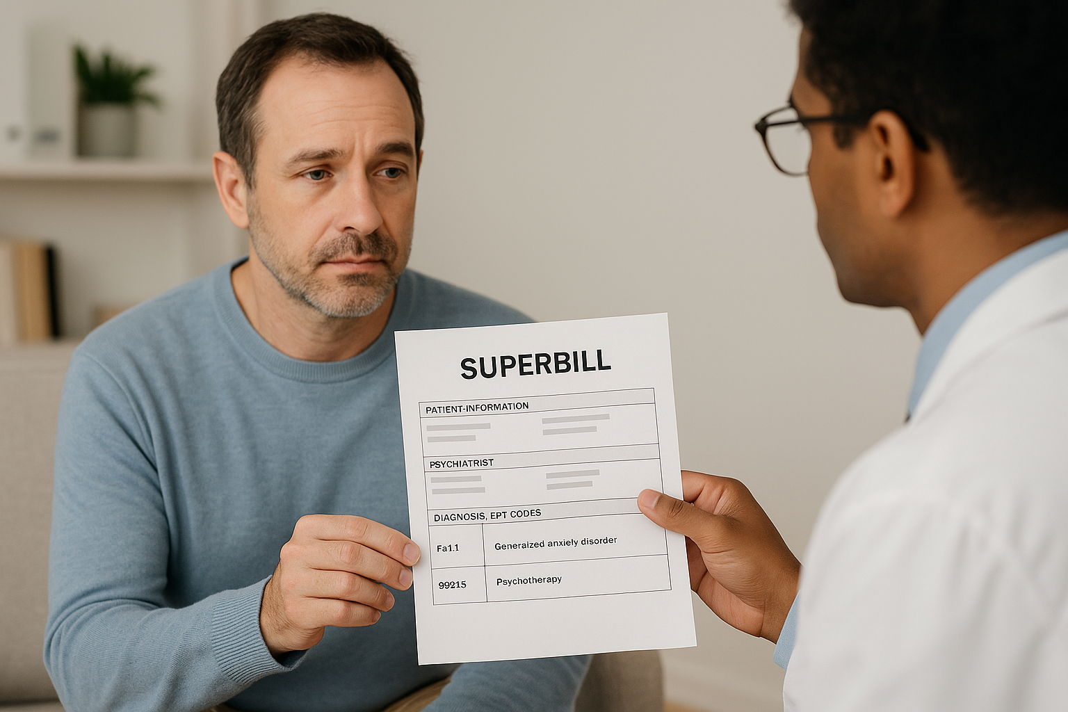 My Psychiatrist gave me a Superbill. What is that?