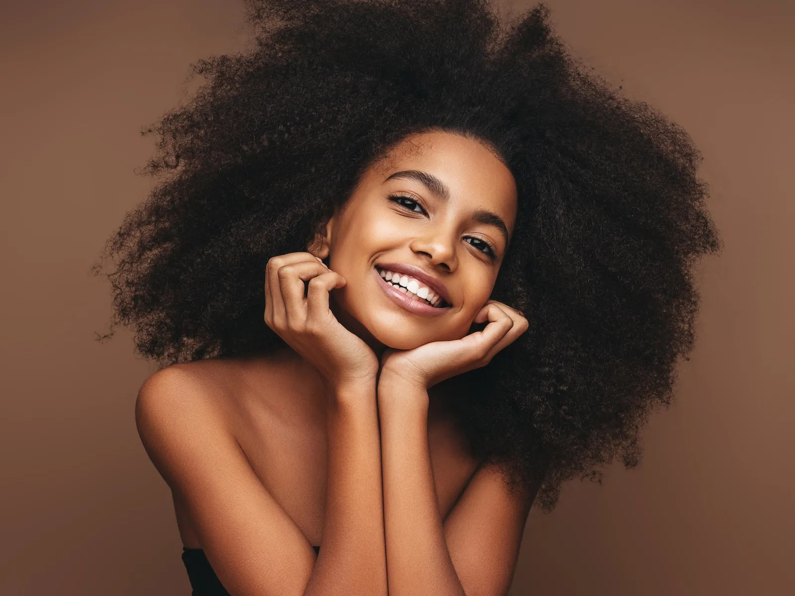 person is happy after  a the lip filler treatment in newday medspa jacksonville