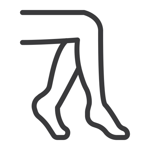 Legs treatment area icon