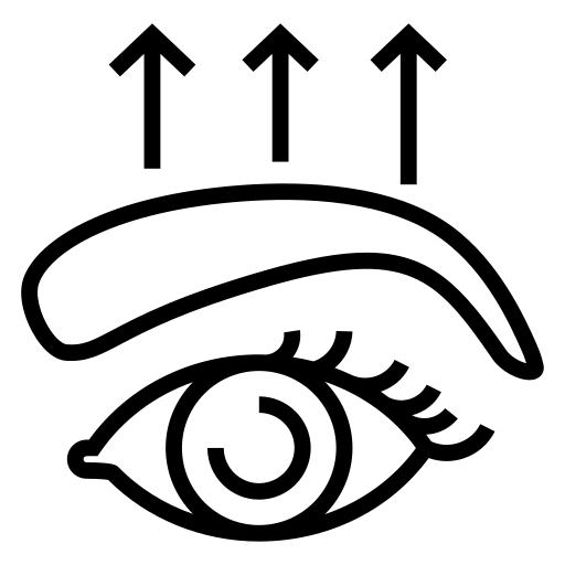 Brow lift treatment area icon