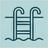 Pool ladder icon