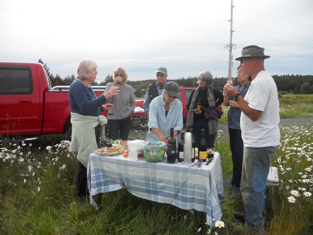 Board Picnic on Pool Property - May 2014