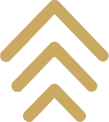 Three stacked gold upward-pointing chevron arrows.