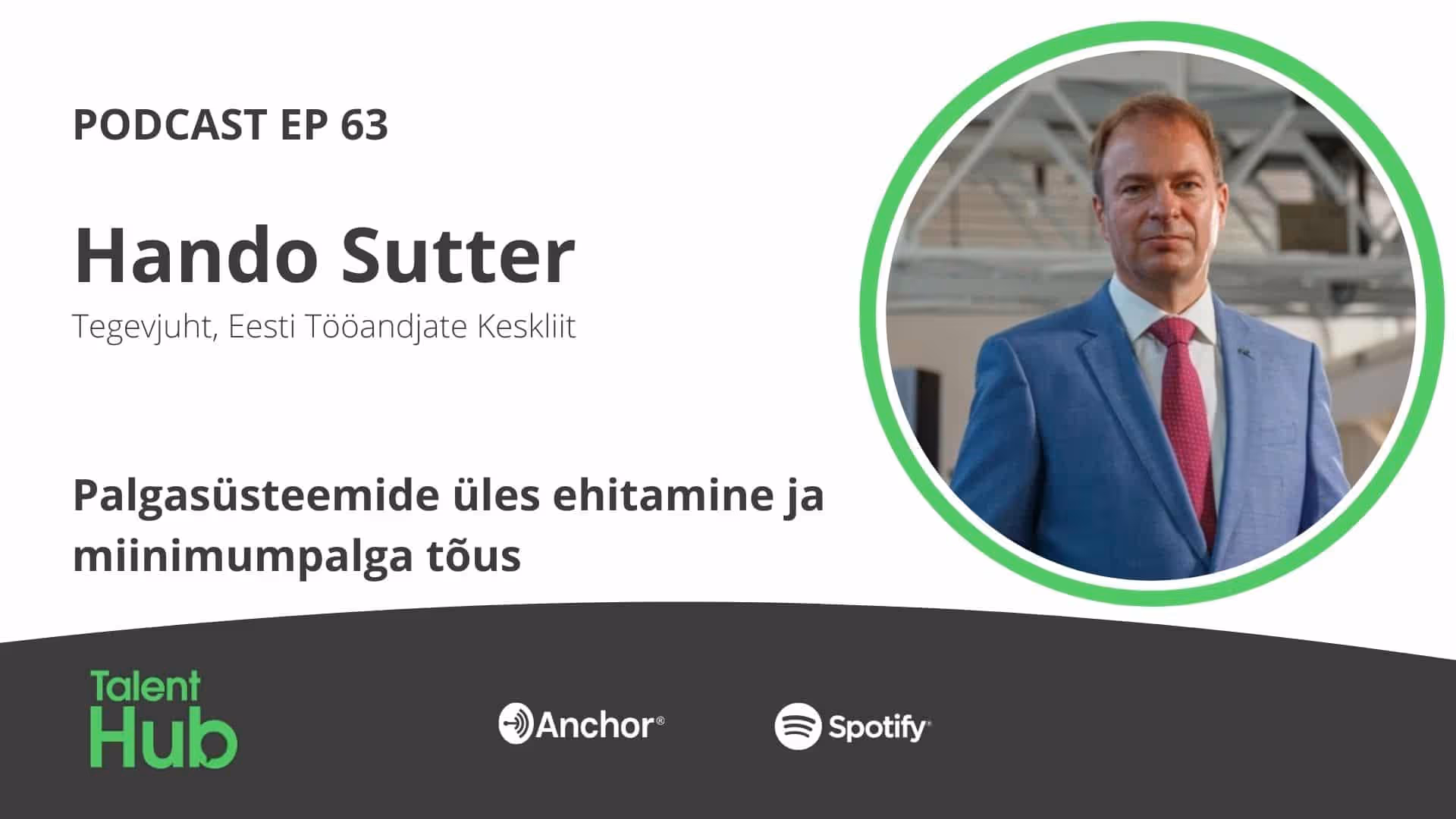 Hando Sutter: Palgasüsteemide loomine ja miinimumpalga tõus
