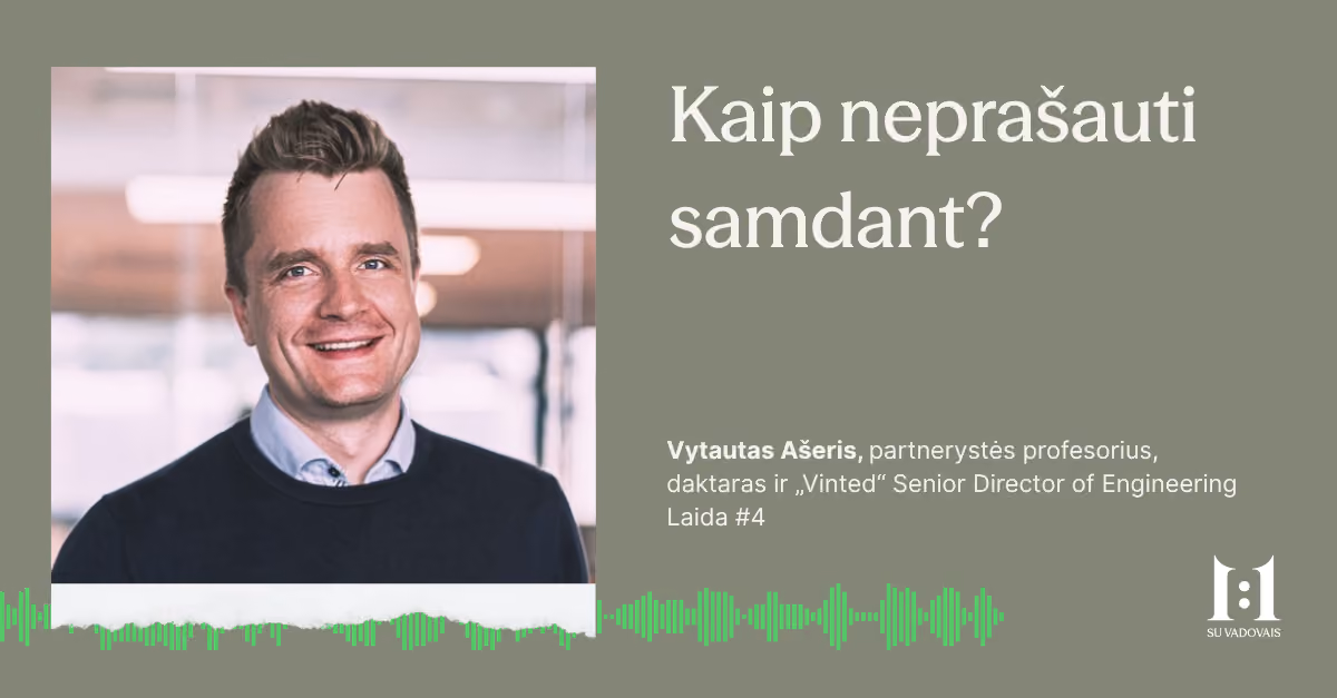 Kaip neprašauti samdant?