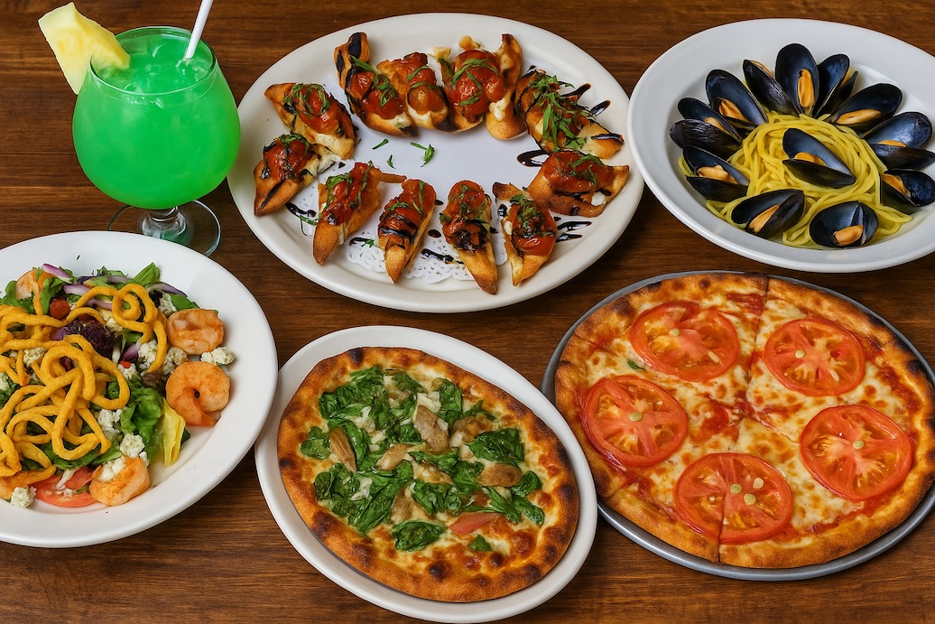 Variety of dishes
