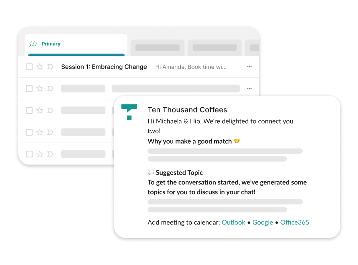 10KC mentorship software: automated communications