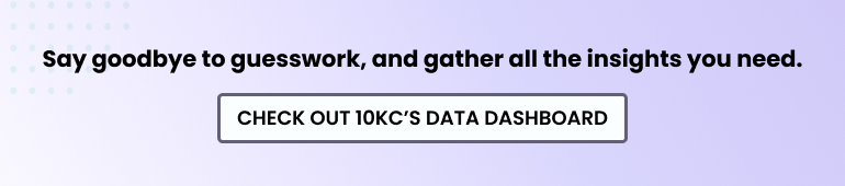 Say goodbye to guesswork, and gather all the insights you need. Check out 10KC’s Data Dashboard.