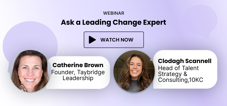 Webinar. Ask a Leading Change Expert. Watch Now.