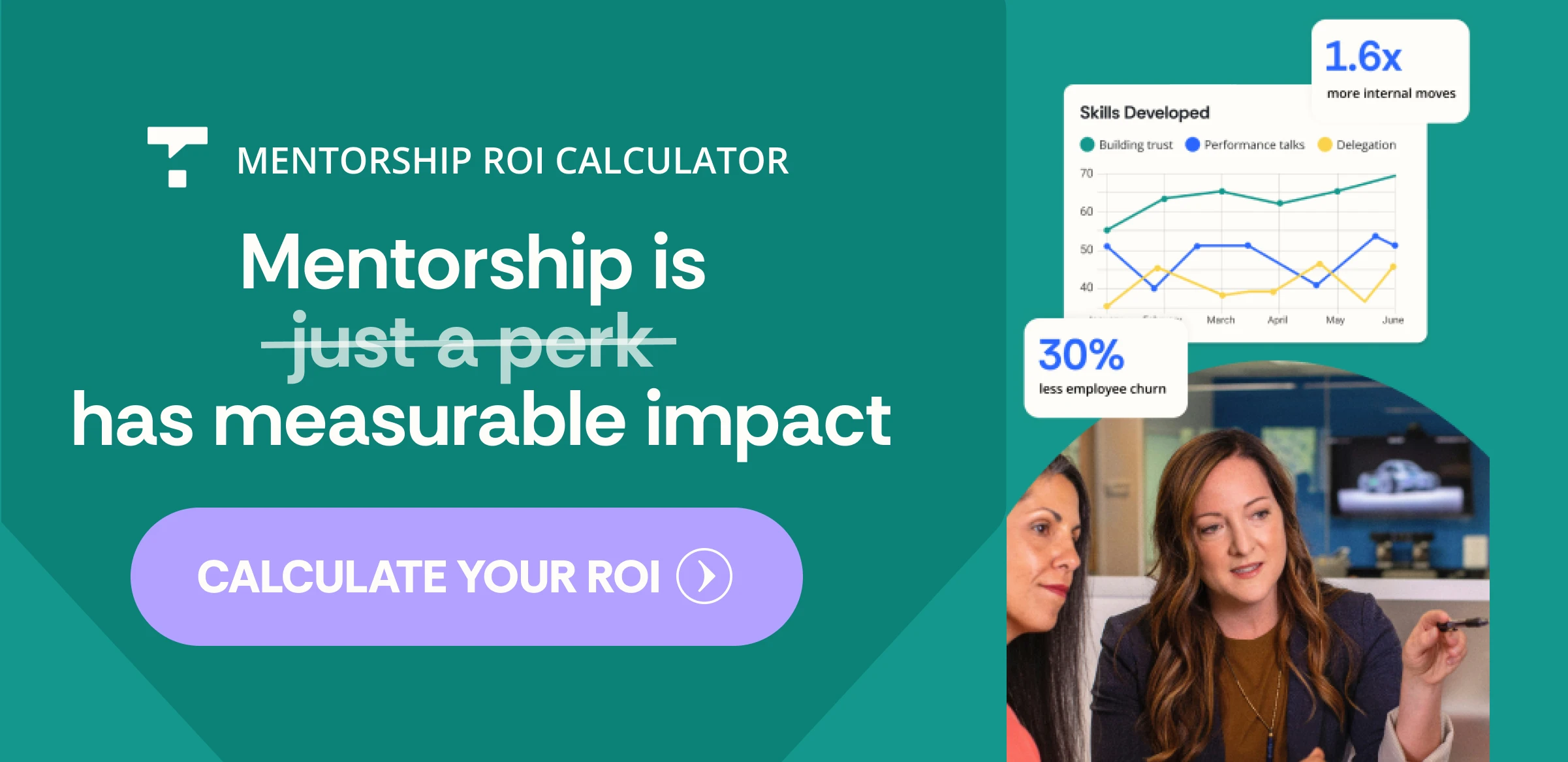Clickable image ROI calculator to calculate the ROI of your mentorship program