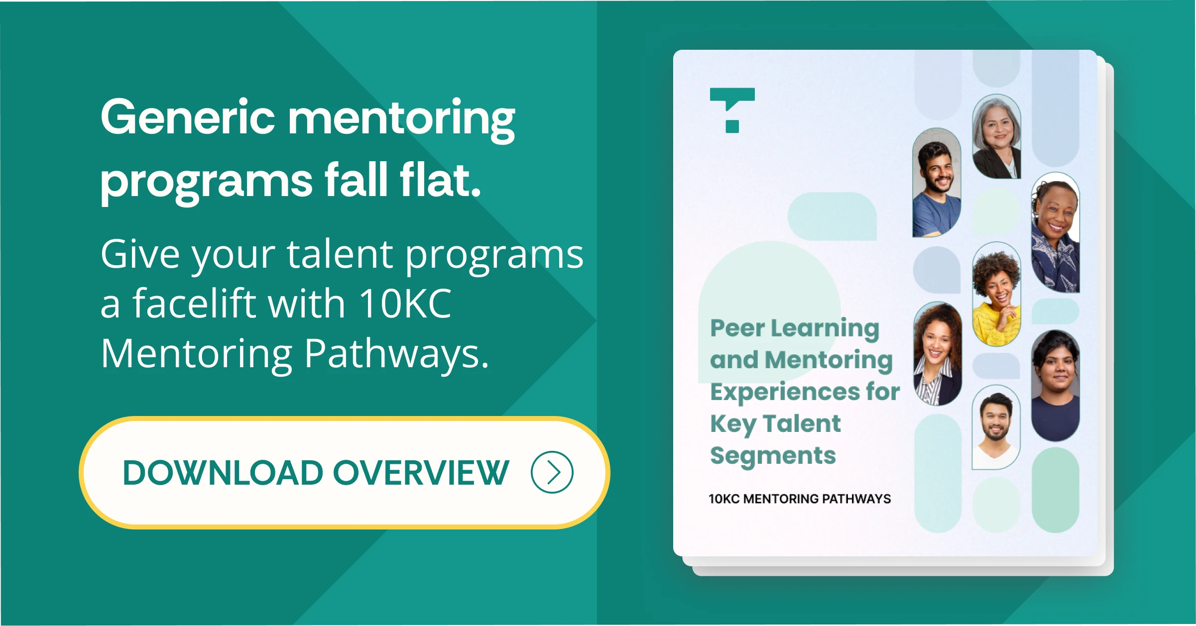 Clickable image to download ebook about 10KC mentoring programs and pathways