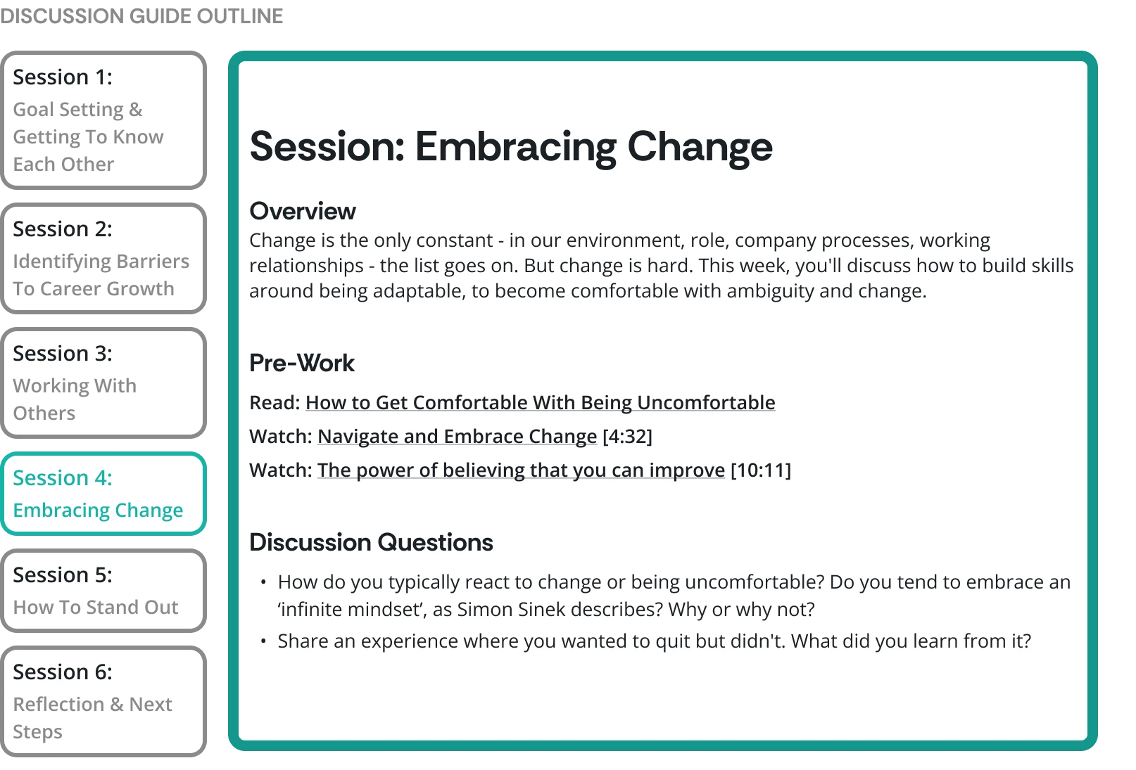 10KC mentoring software example of career development mentoring discussion guide