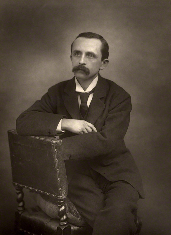 An old professional photo of James Barrie