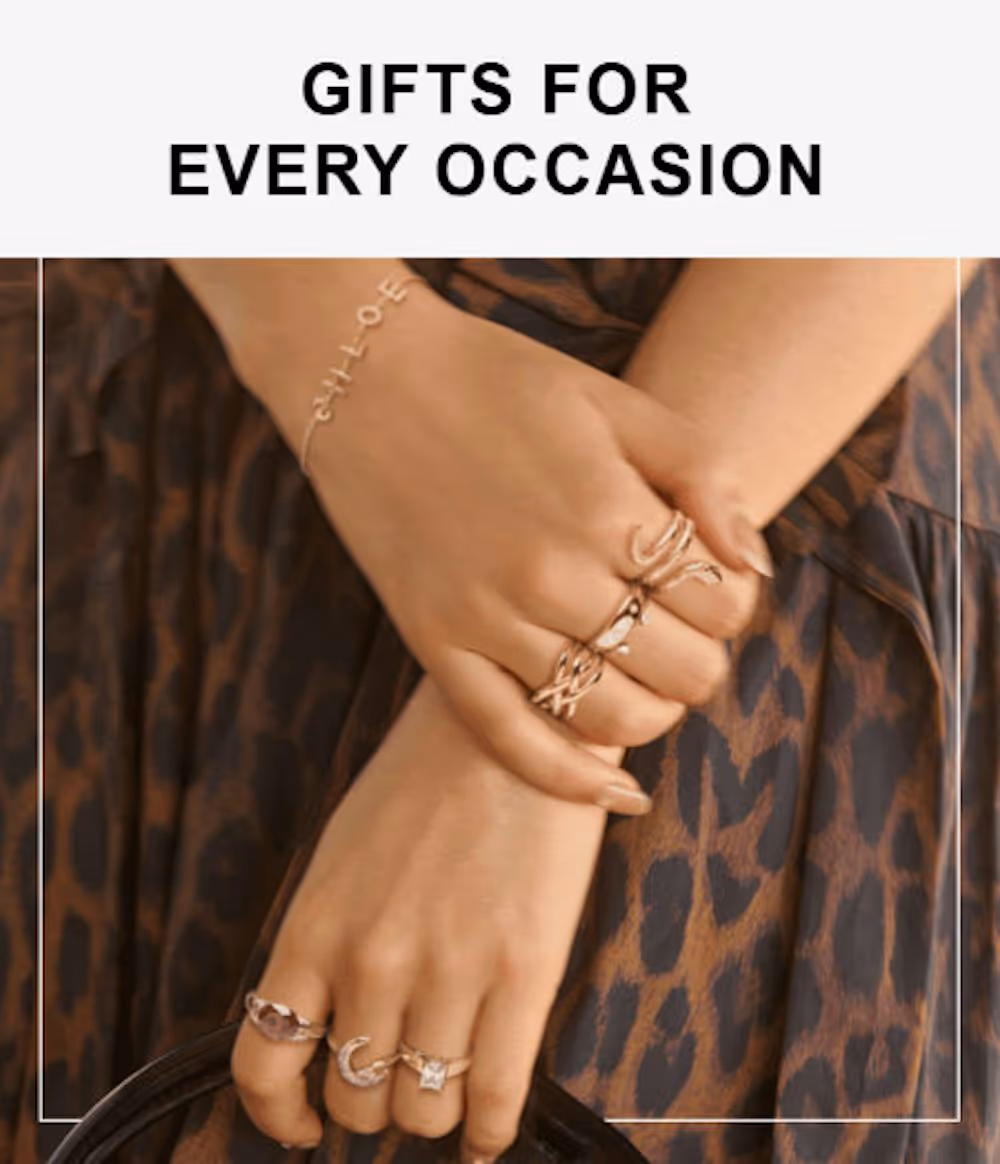 Woman's hands with rings from Kay Jewelers