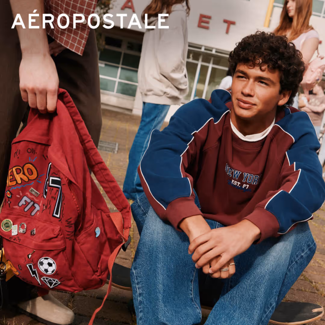 Teen with Aeropostale apparel