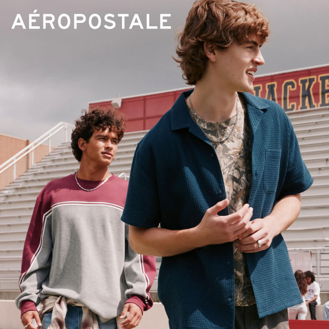 Teens wearing Aeropostale apparel