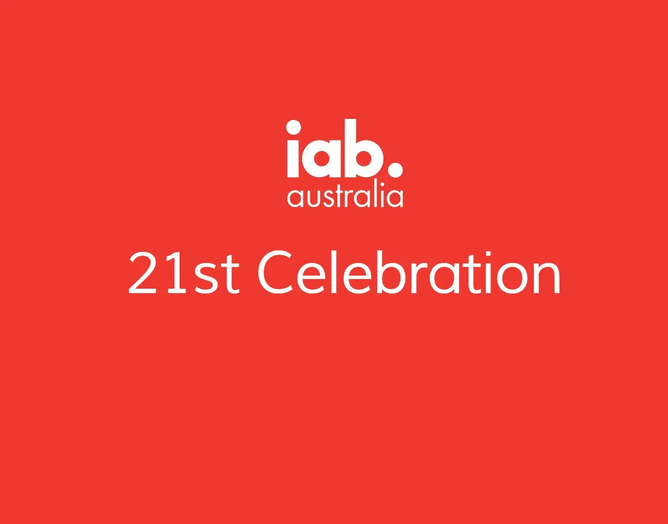 IAB Australia 21st Celebration