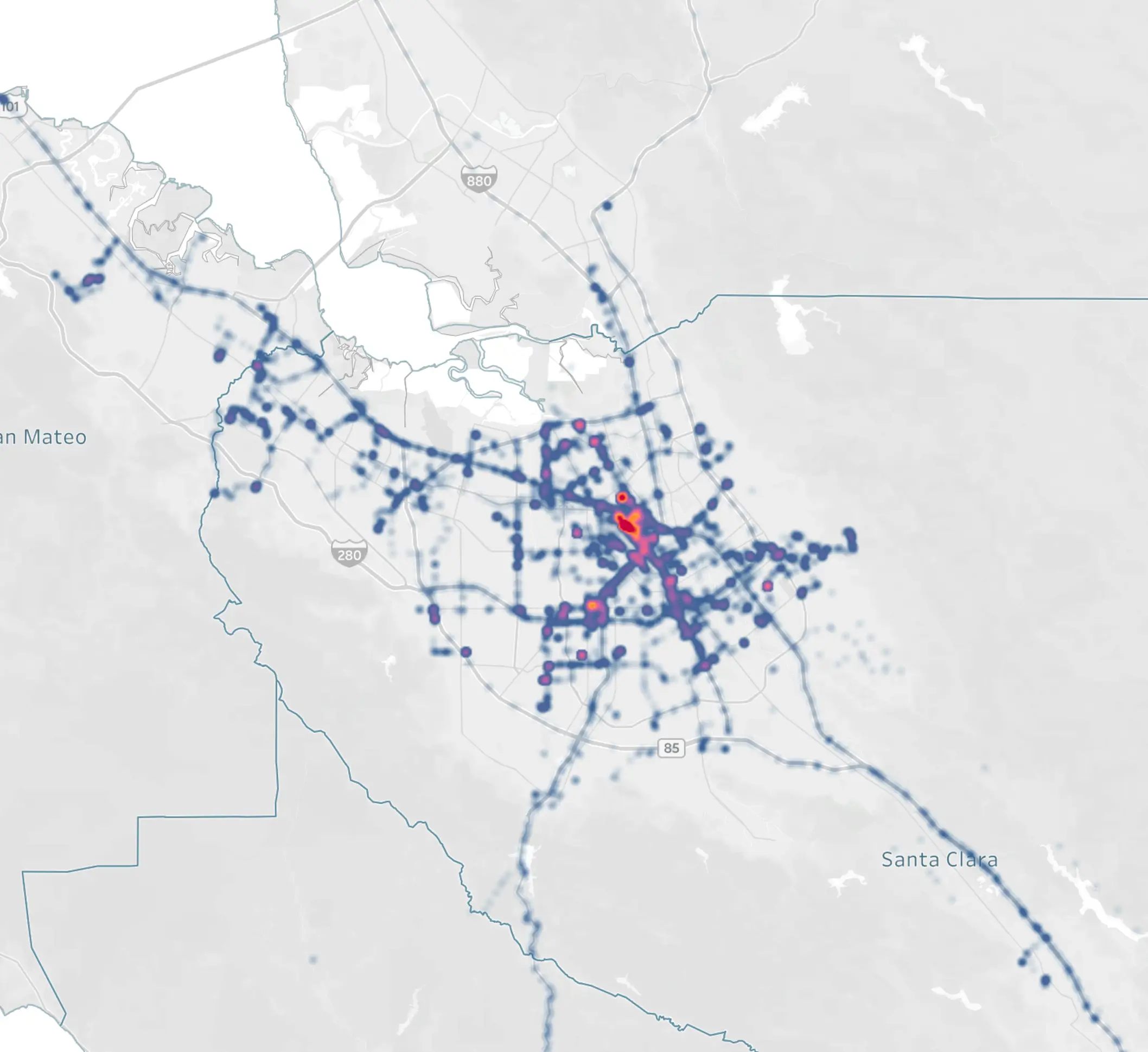San Jose Heatmap