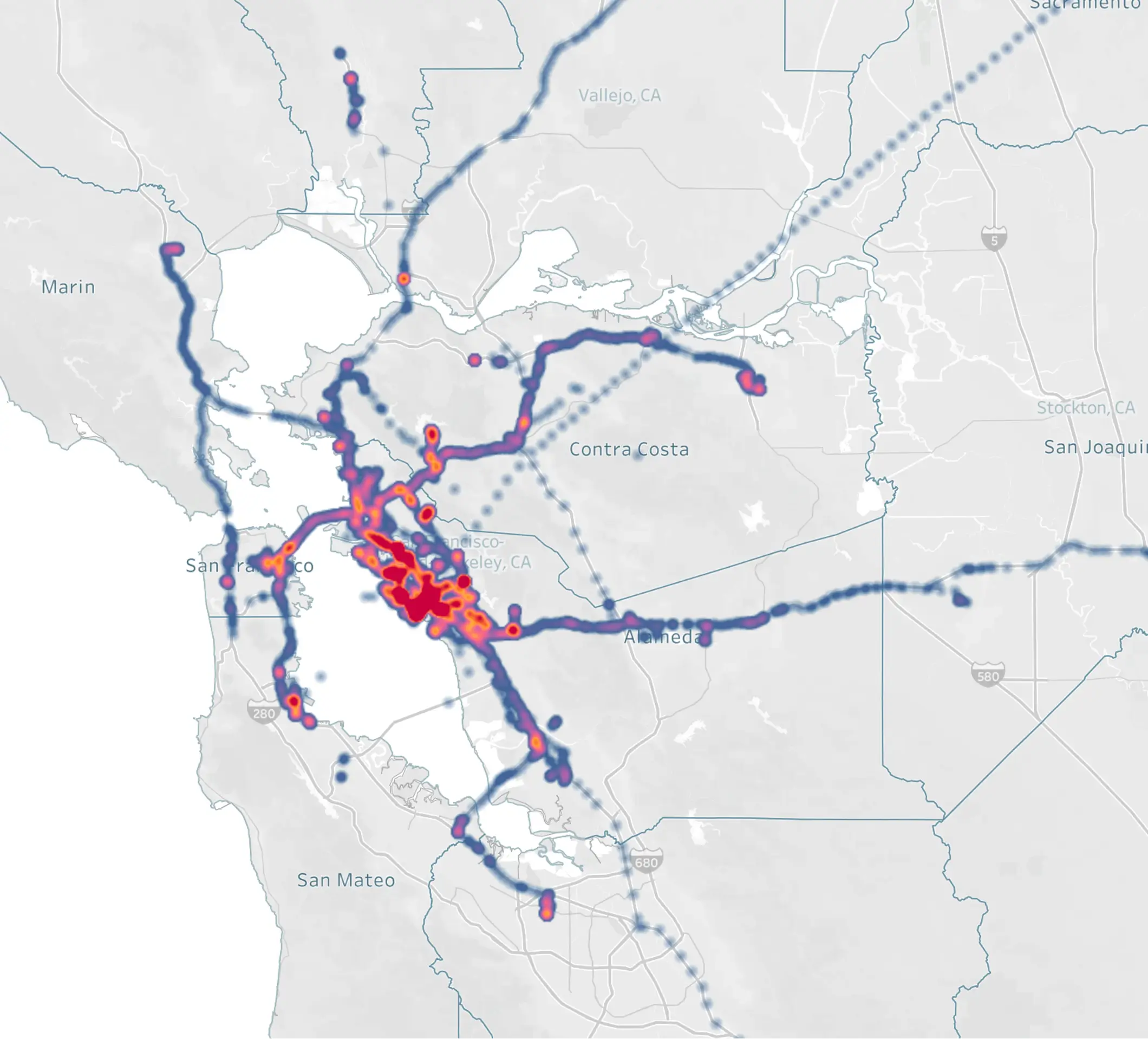Oakland Heatmap