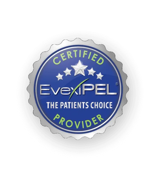Proudly prescribing hormone replacement therapy
with Evexipel