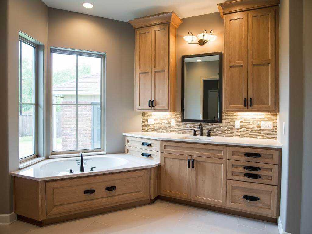 Allen TX Custom Bathroom Vanity