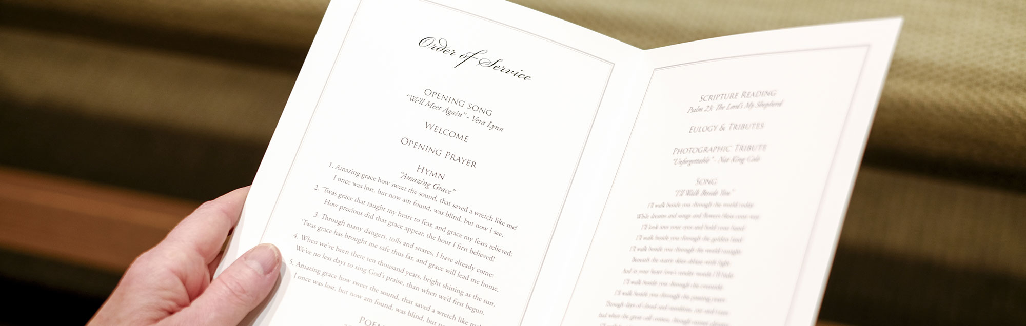 The Order of Service