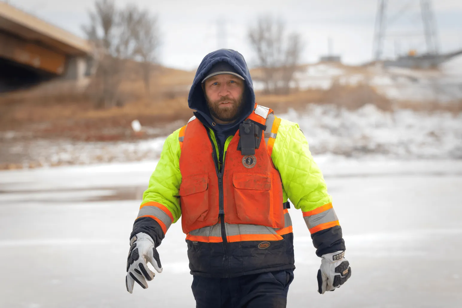 Dominion Divers extreme cold weather diving in minus 40 celsius Manitoba