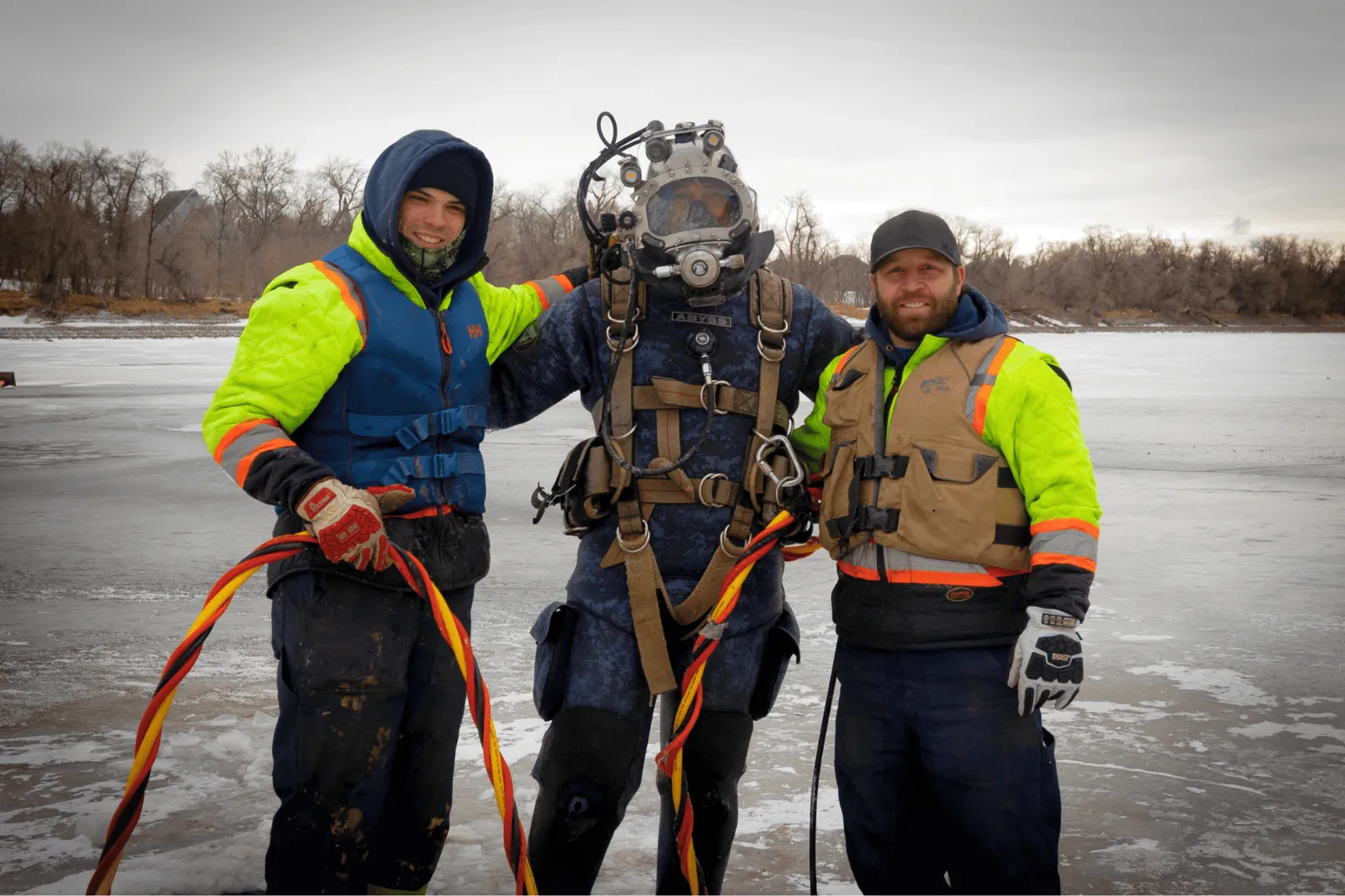 Dominion Divers commercial diving company brand video production in Manitoba