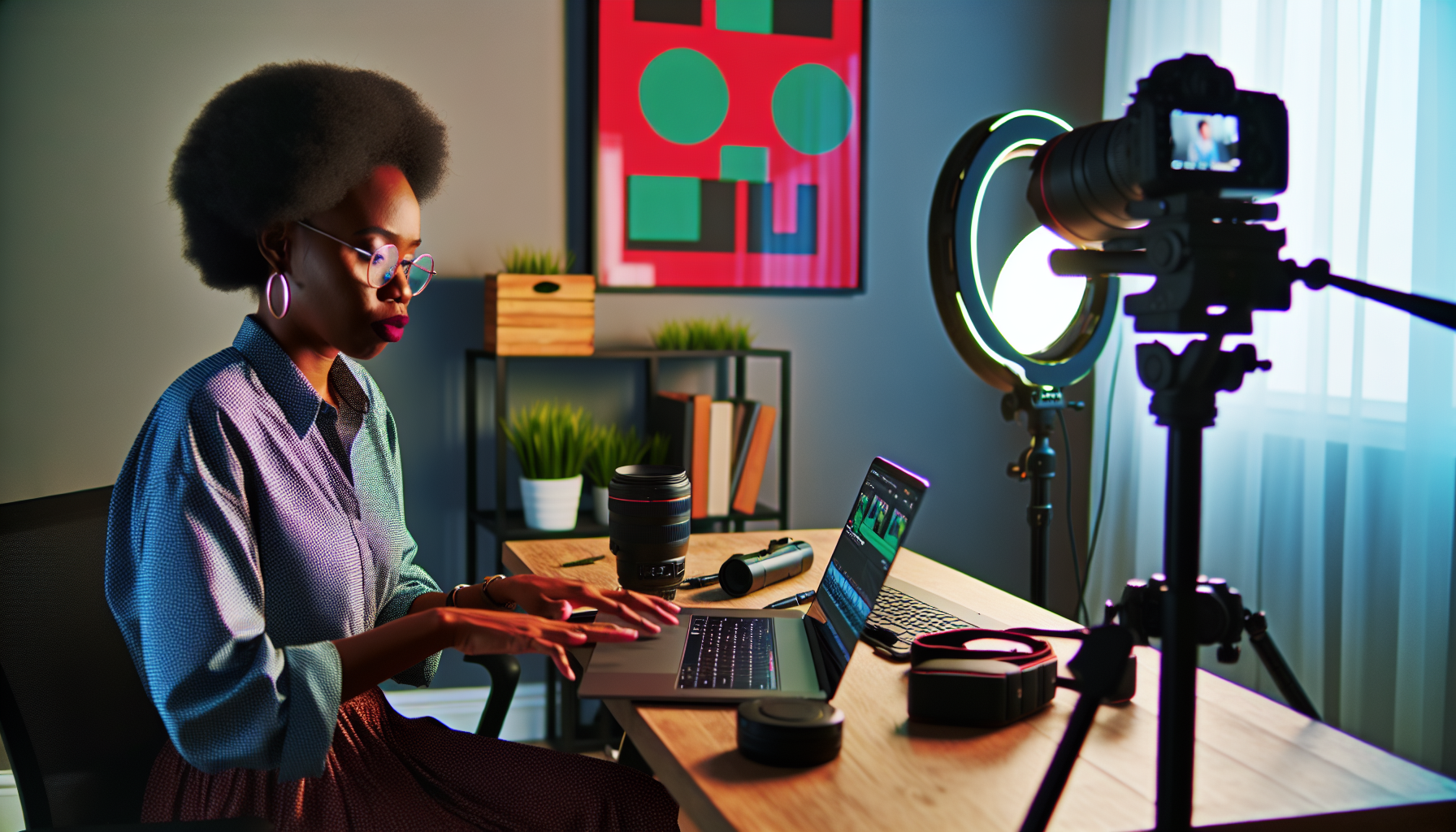 Photo of short-form video content creation