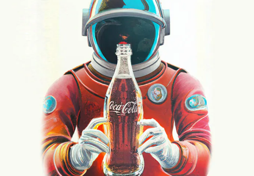 From coca cola's Create Real Magic AI campaign