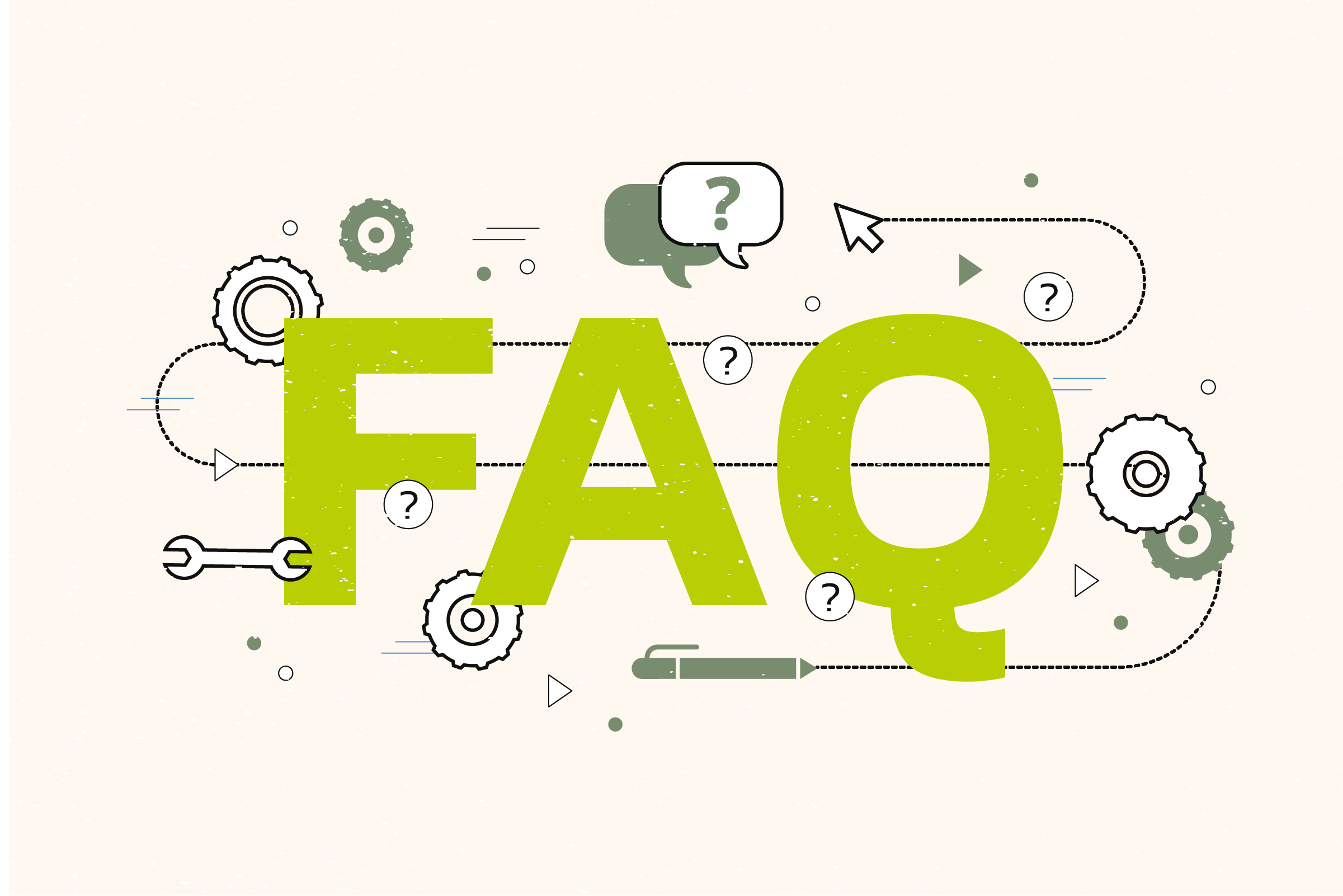 frequently asked questions sign