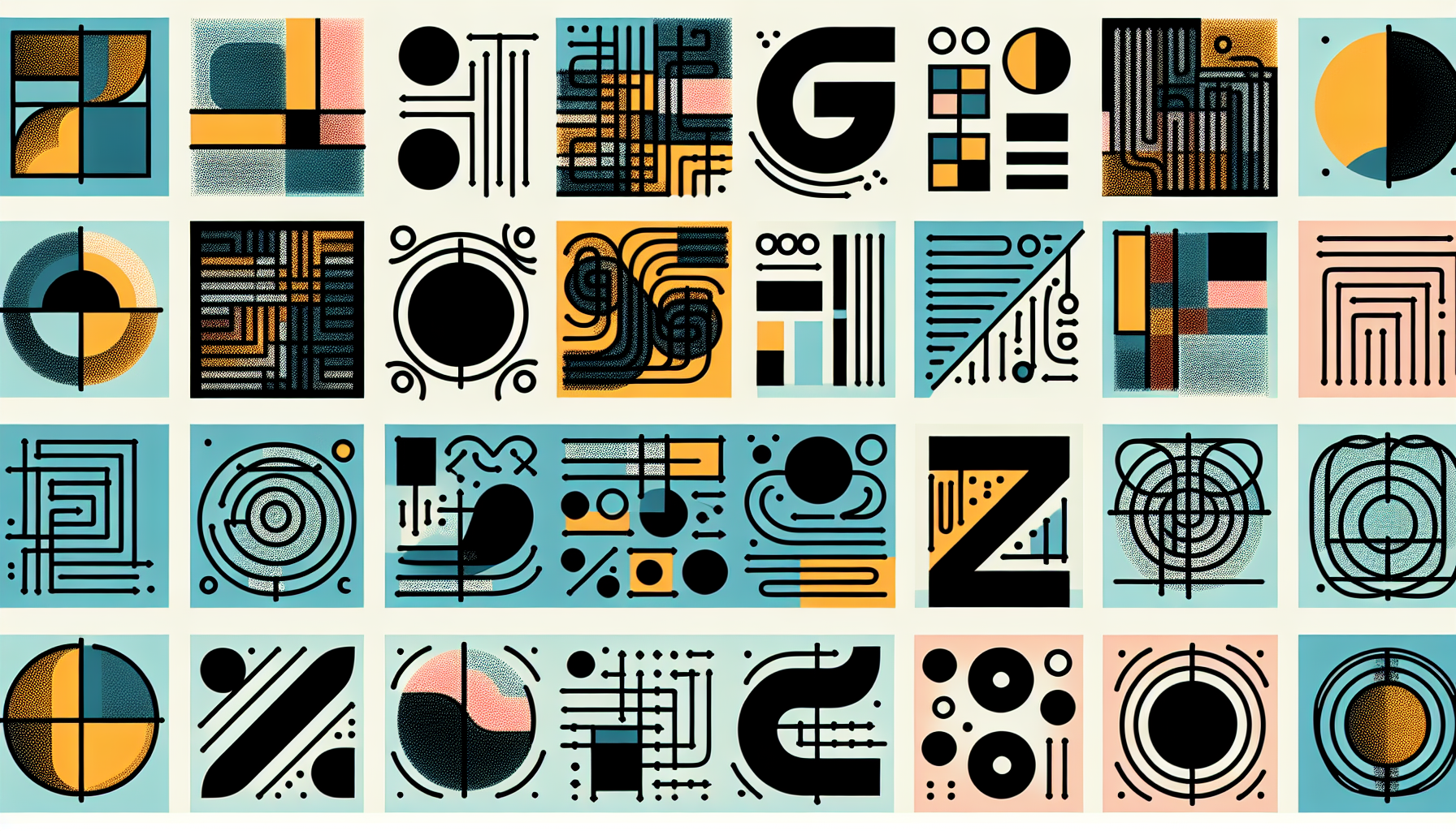 Visual hierarchy representation with text elements
