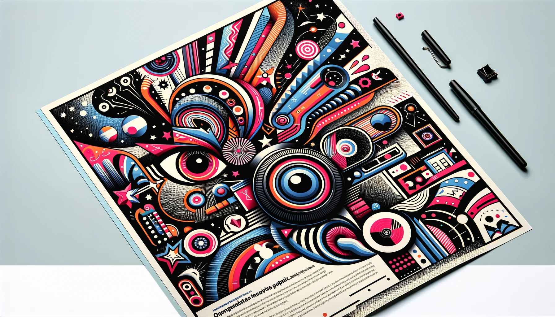 A print ad featuring a creative design and a catchy slogan