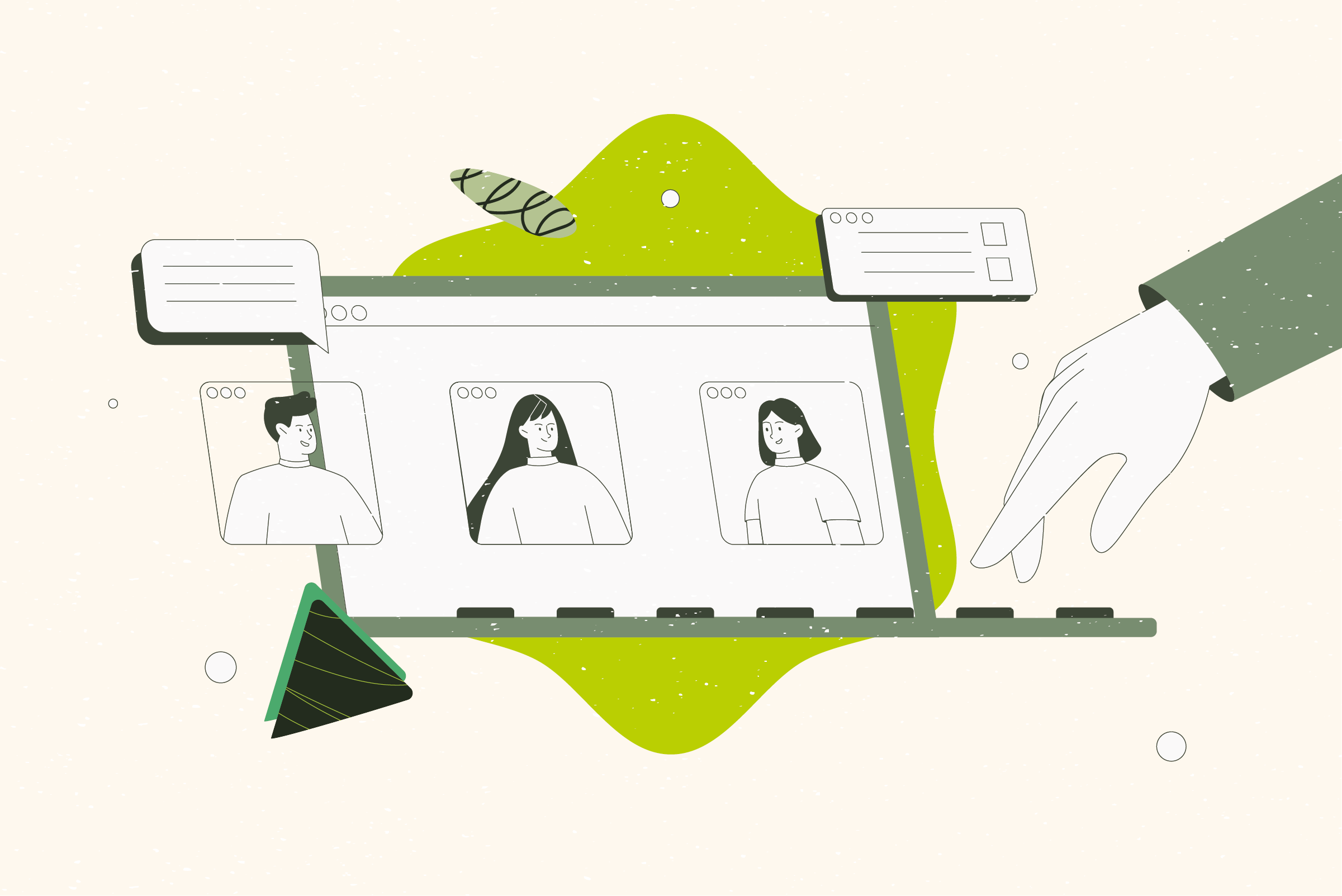 A marketing team choosing the right design service for their needs