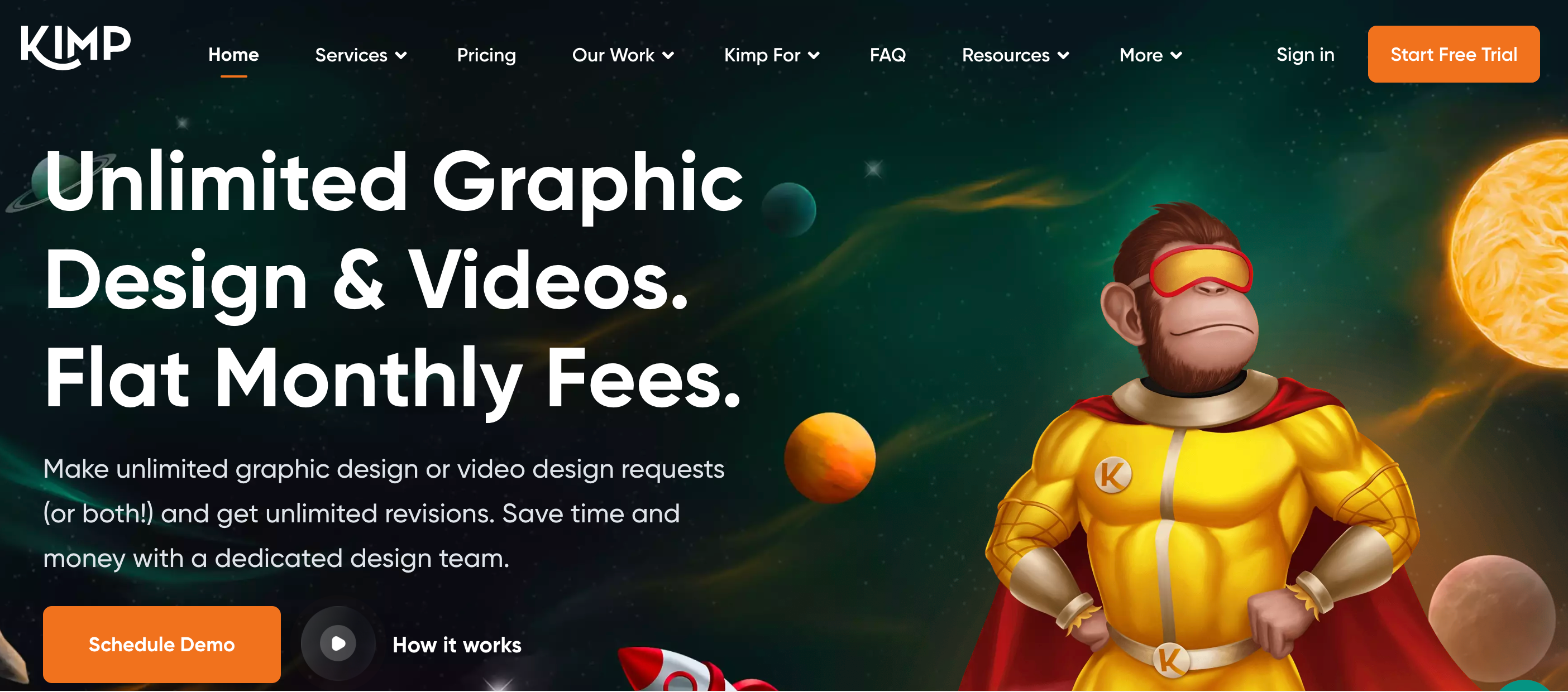 Kimp, Unlimited Graphic Design Service