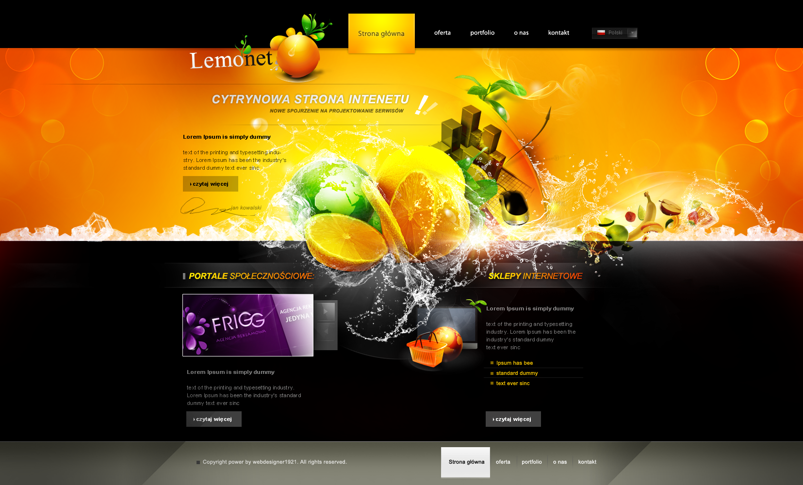 lemonet homepage by webdesigner1921