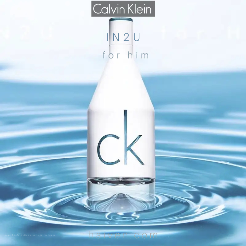 Calvin Klein IN2U for Him is a fresh, energetic Eau de Toilette for men