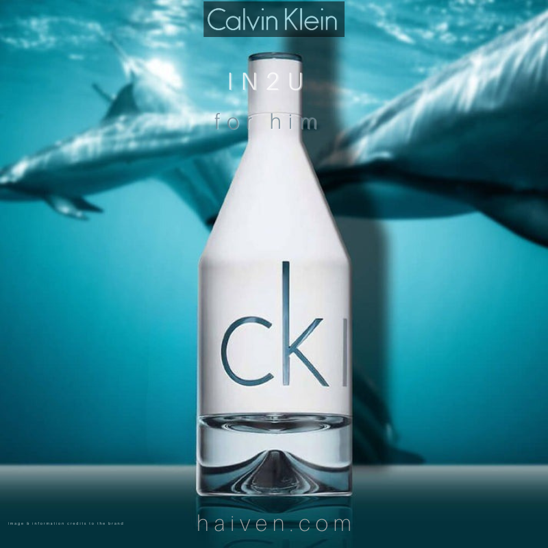 Calvin Klein IN2U for Him is a fresh, energetic Eau de Toilette for men