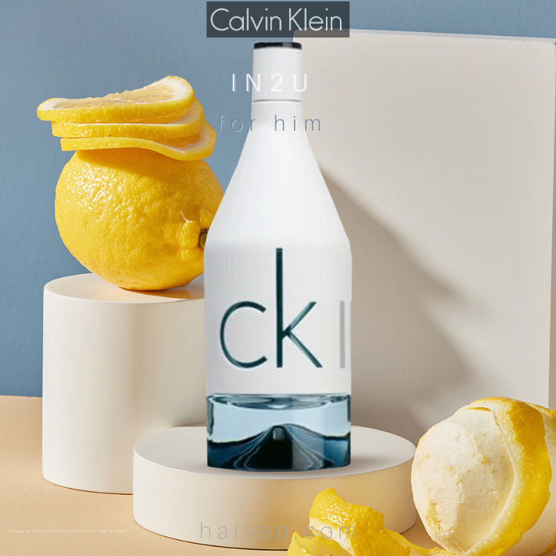 Calvin Klein IN2U for Him is a fresh, energetic Eau de Toilette for men