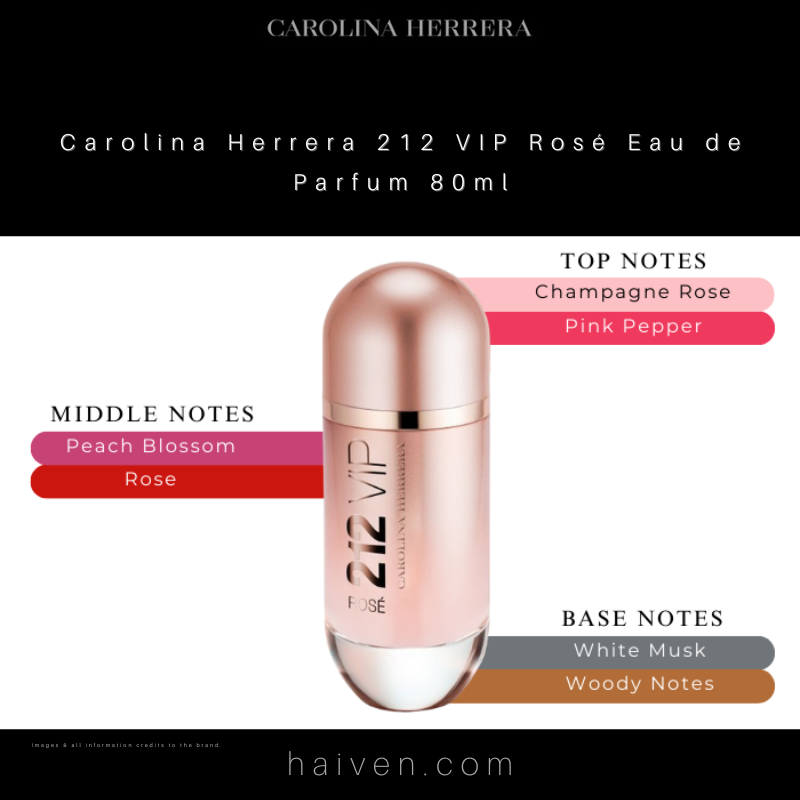Carolina Herrera 212 VIP Rosé Eau de Parfum 80ml