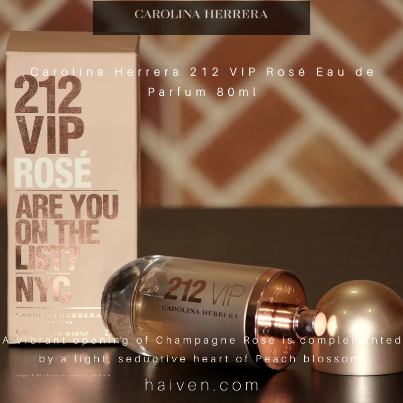 Carolina Herrera 212 VIP Rosé Eau de Parfum 80ml