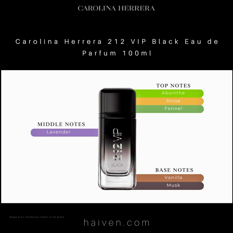 Carolina Herrera 212 VIP Black Eau de Parfum 100ml