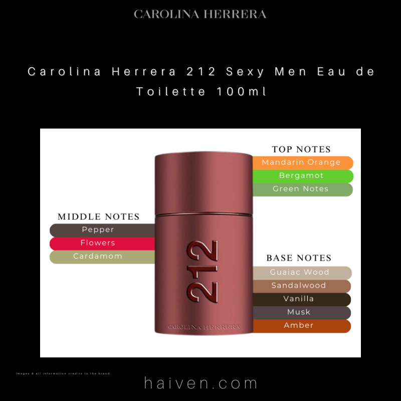 Carolina Herrera 212 Sexy Men Eau de Toilette 100ml