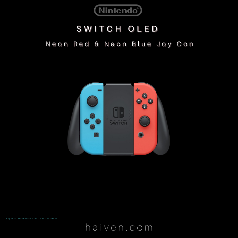 Nintendo Switch OLED Model – 64GB (Neon Red-Blue Joy-Con)