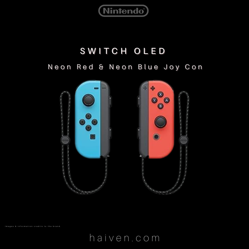Nintendo Switch OLED Model – 64GB (Neon Red-Blue Joy-Con)