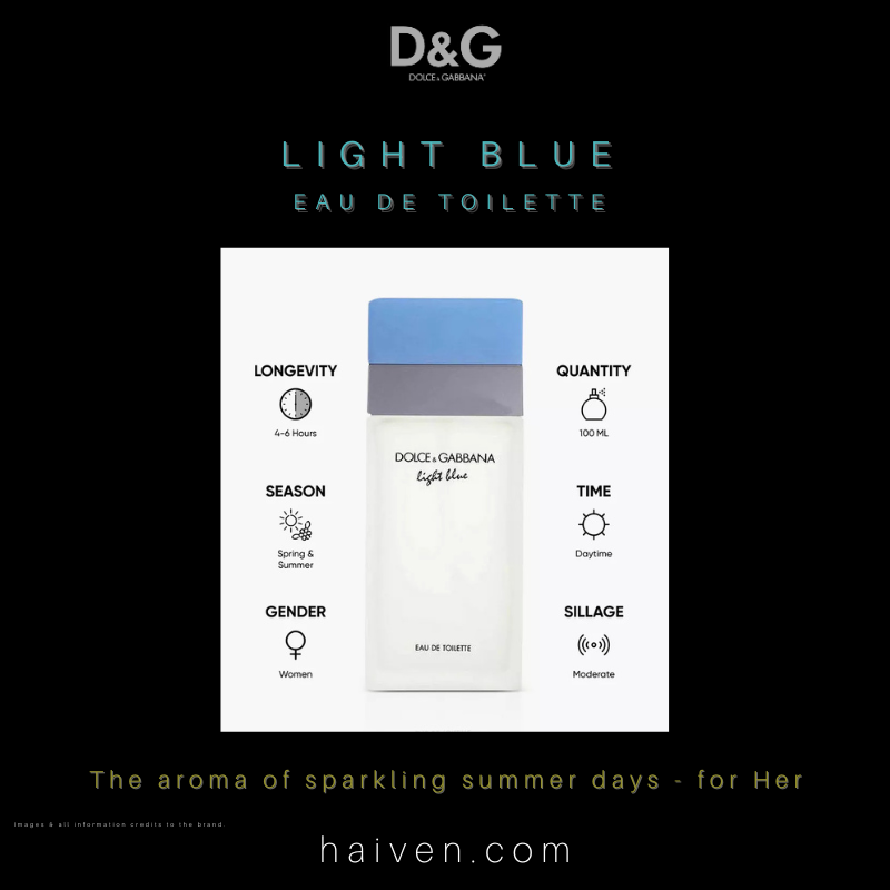 DOLCE & GABBANA Light Blue Eau de Toilette 100ml