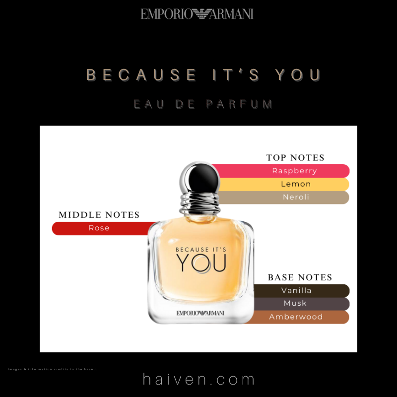 EMPORIO ARMANI Because It’s YOU Eau de Parfum 100ml