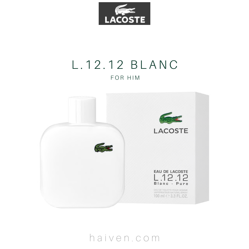 LACOSTE Blanc White 1212 EDT 100ML